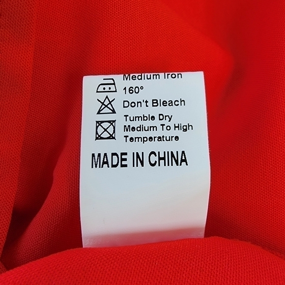 Euc Orange V-Neck Sheath Dress with Lace Long Sleeves Size Small - Picture 9 of 9